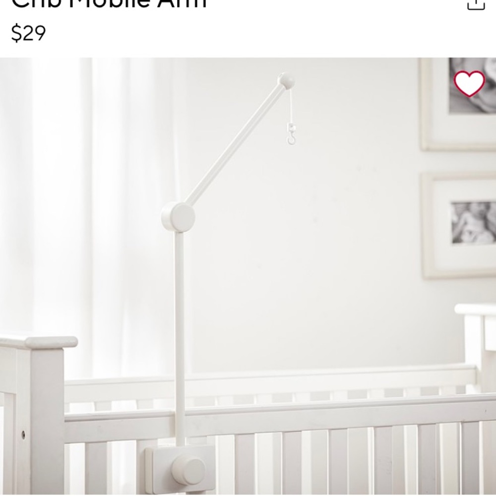 Crib arm